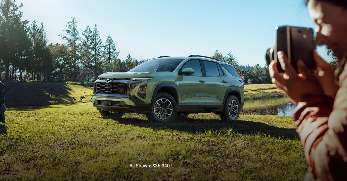 2026 Chevy Equinox in a field