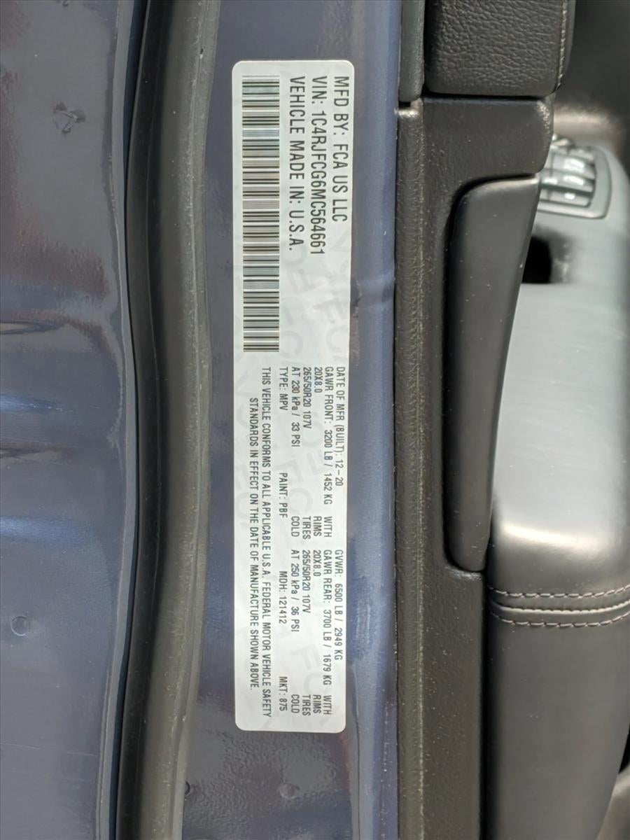 2021 Jeep Grand Cherokee High Altitude 4x4