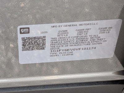 2027 Chevrolet Bolt LT