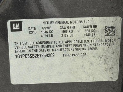 2014 Chevrolet Cruze 1LT
