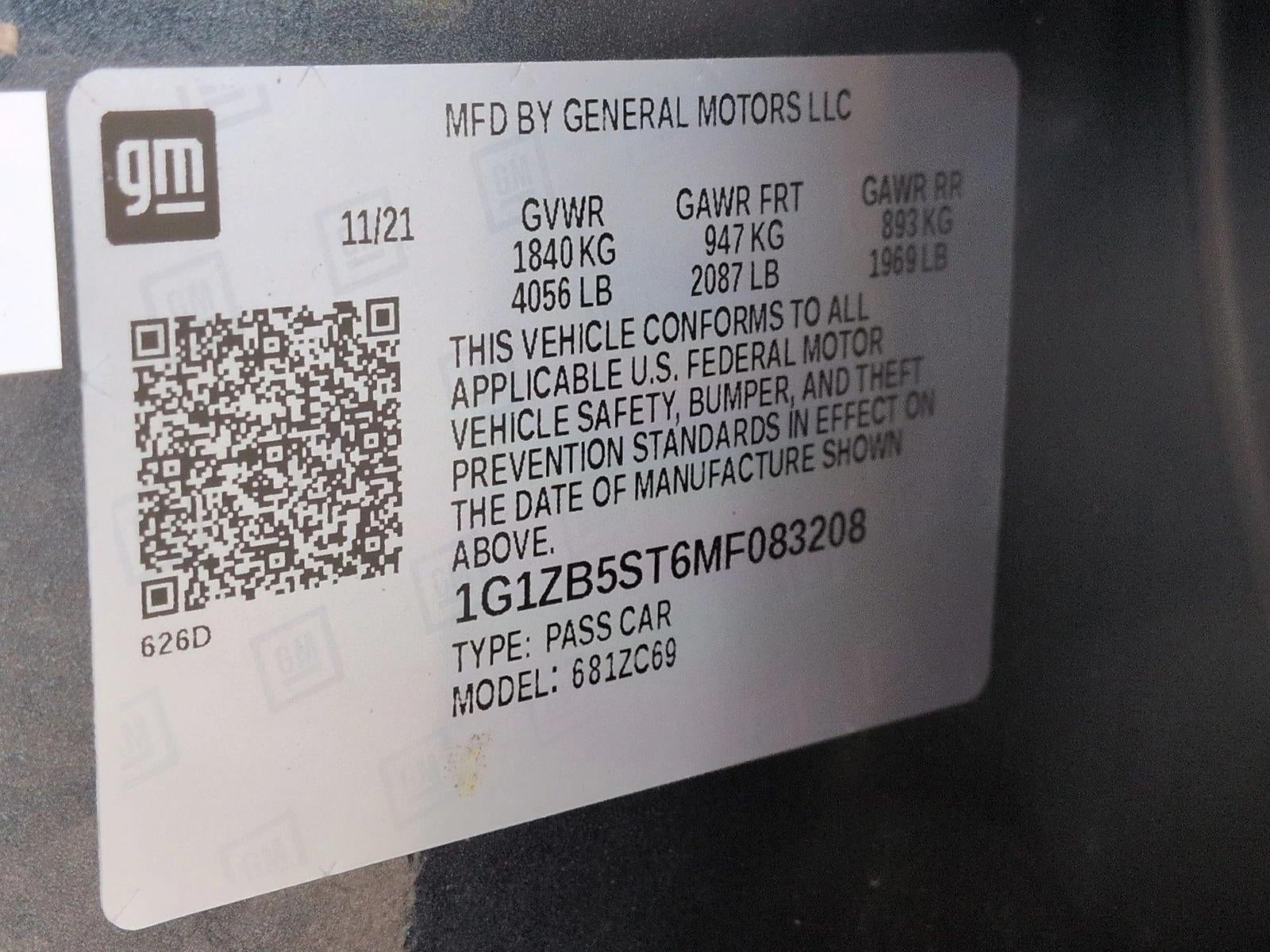 2021 Chevrolet Malibu LS