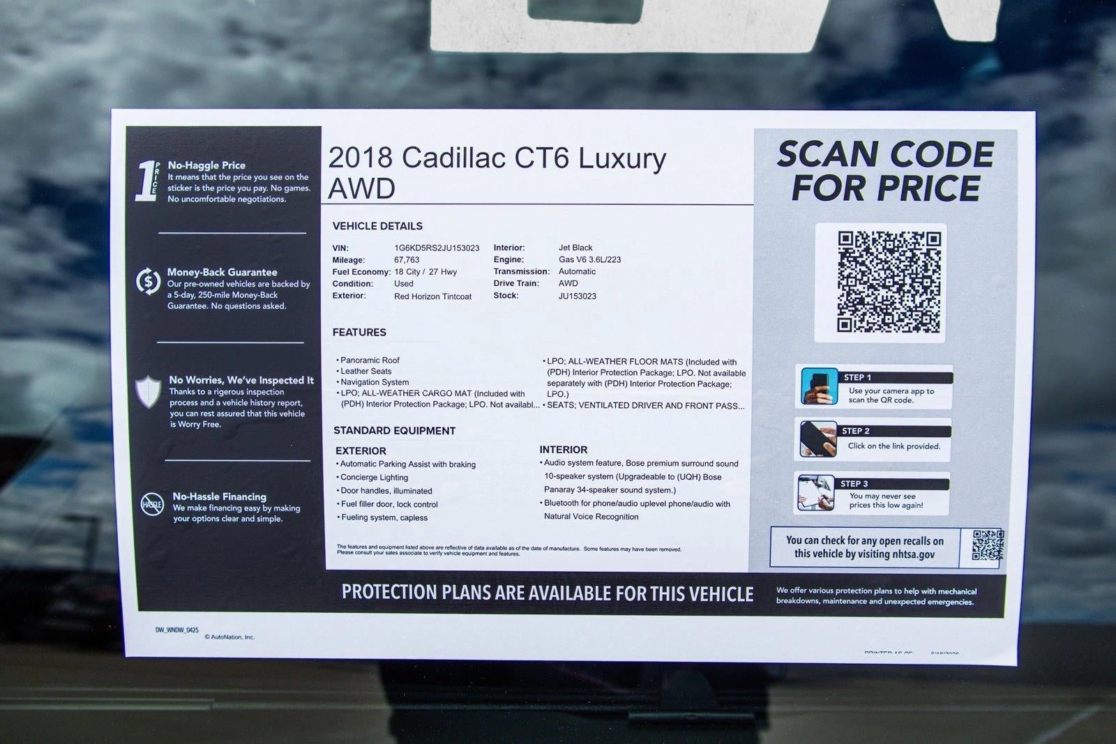 2018 Cadillac CT6 Luxury AWD