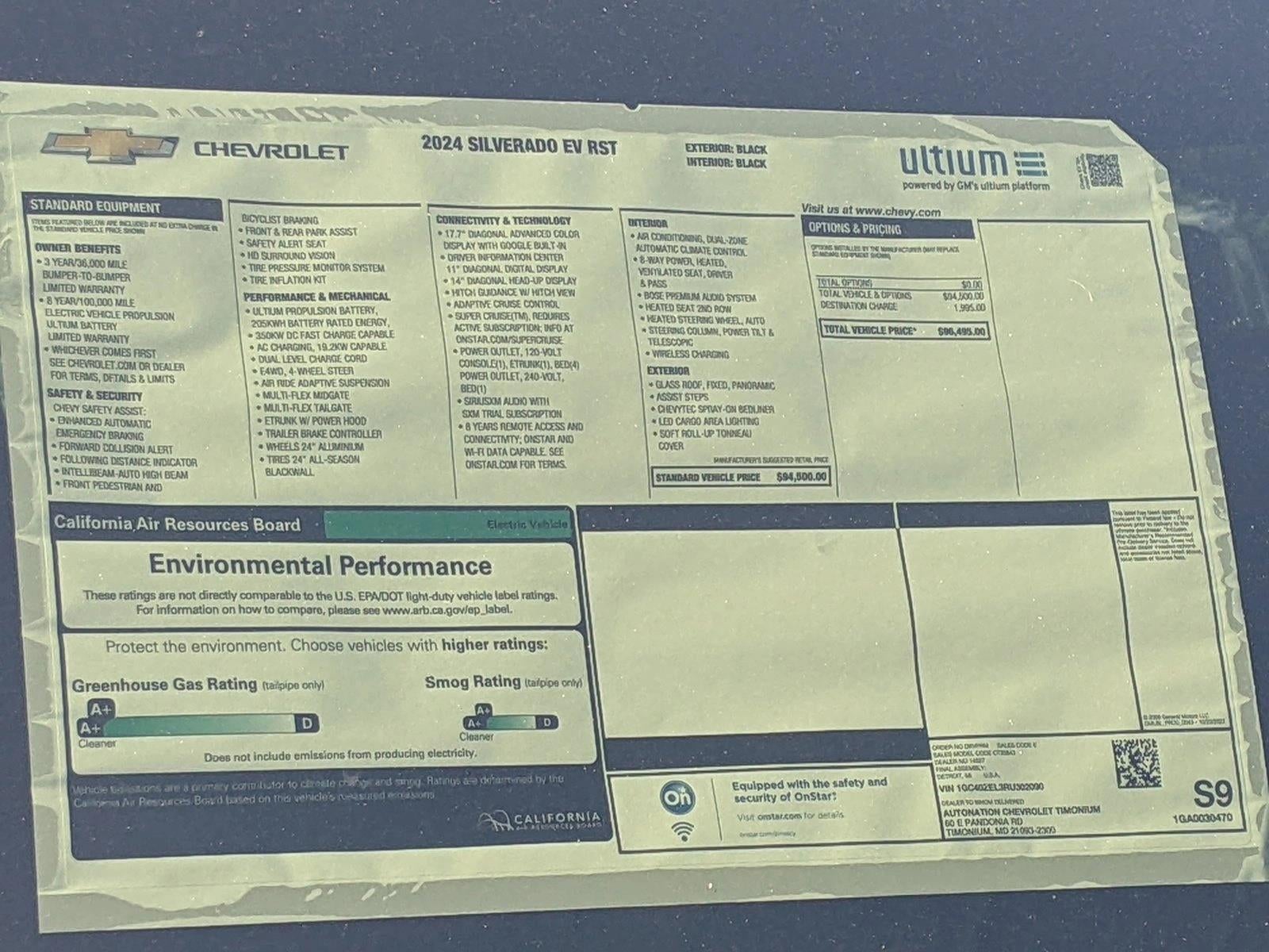 2024 Chevrolet Silverado EV RST