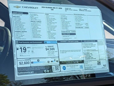 2026 Chevrolet Colorado Z71