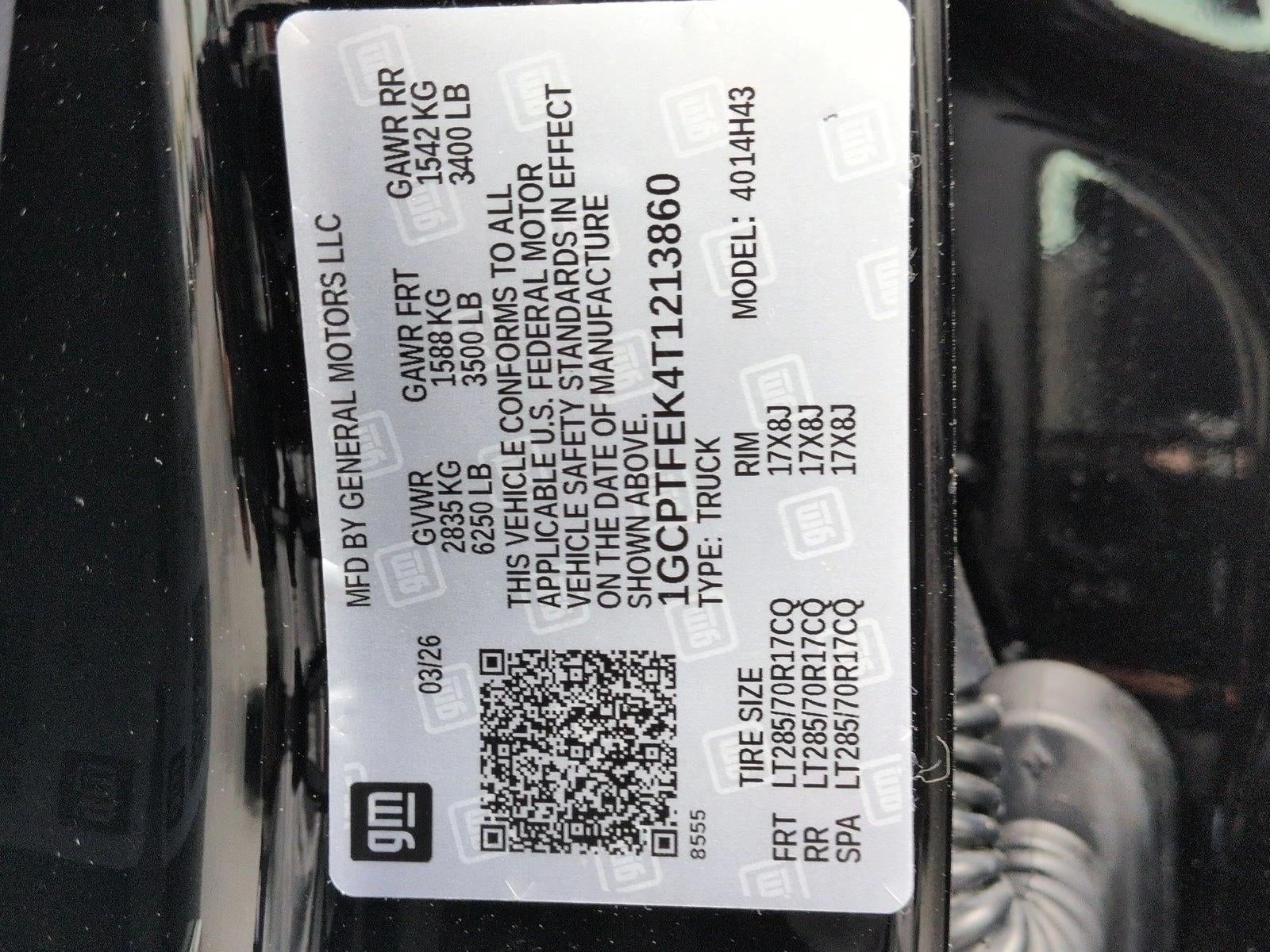2026 Chevrolet Colorado ZR2