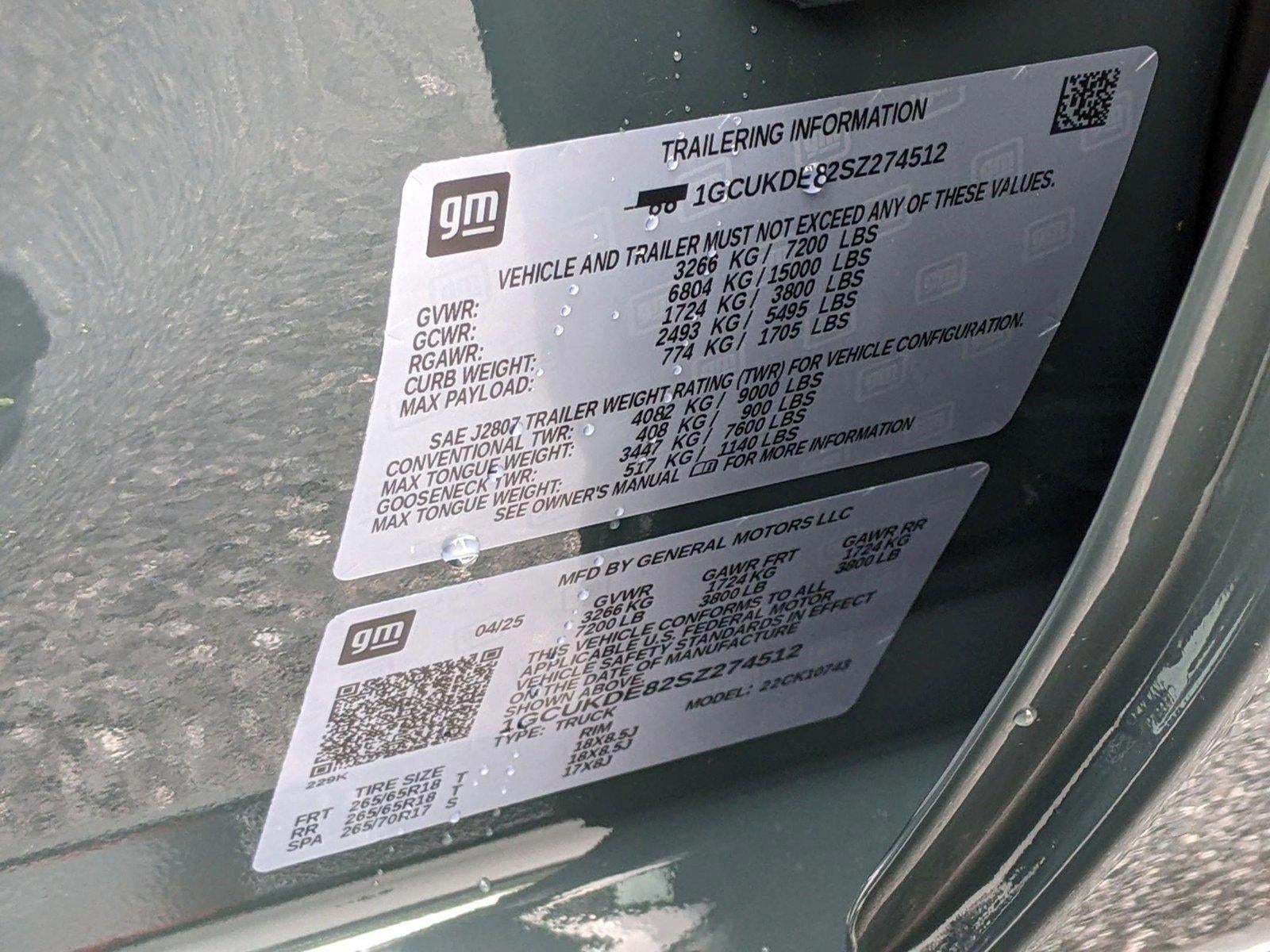 2025 Chevrolet Silverado 1500 LT