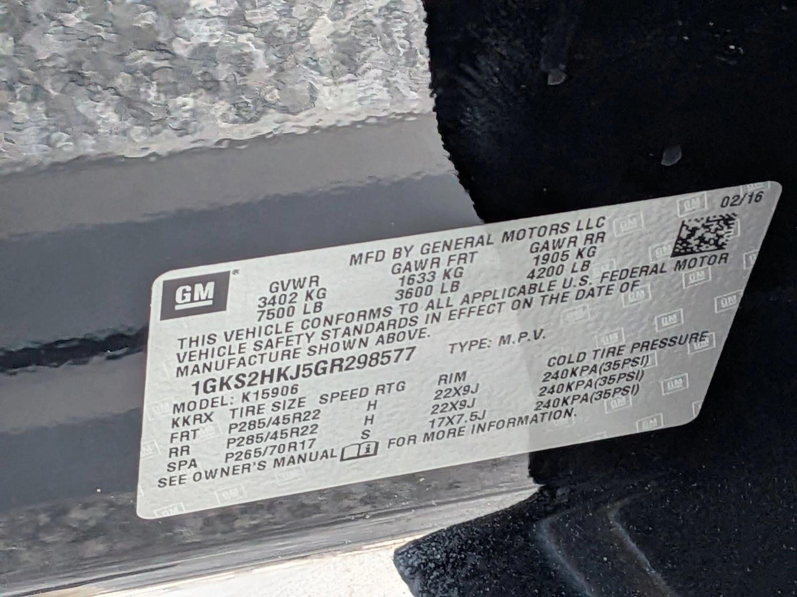 2016 GMC Yukon XL Denali