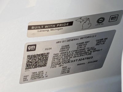 2026 Chevrolet Traverse LT