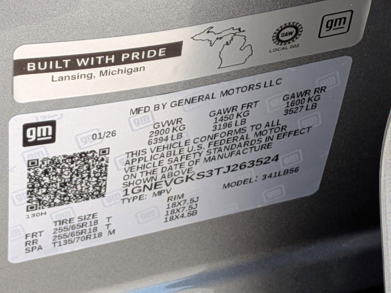 2026 Chevrolet Traverse LT