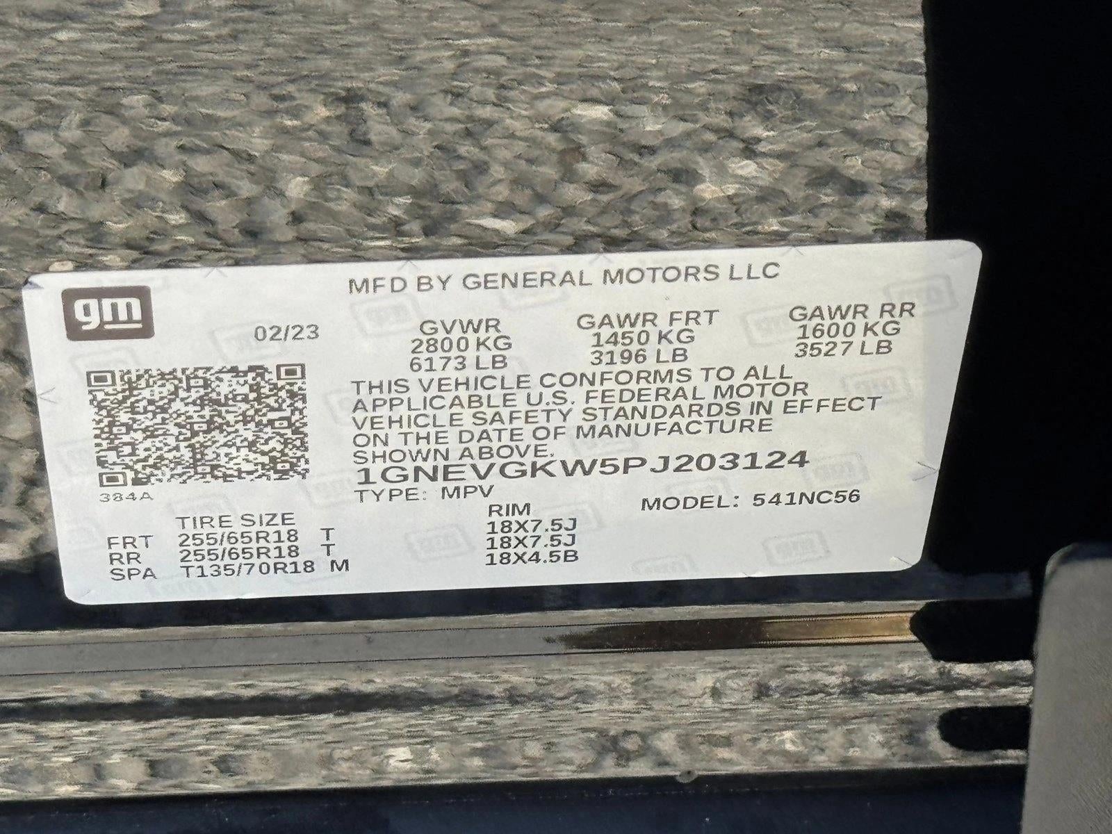 2023 Chevrolet Traverse LT Cloth