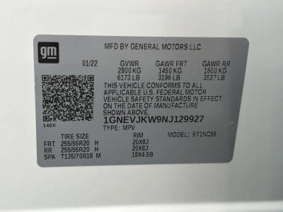 2022 Chevrolet Traverse RS