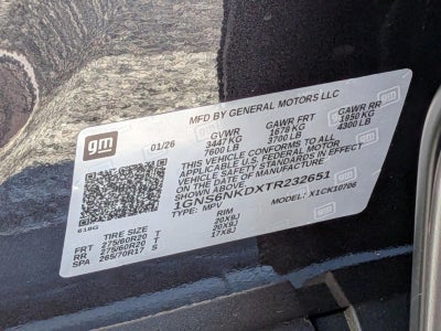 2026 Chevrolet Tahoe LT