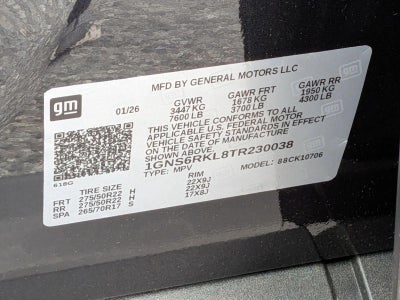 2026 Chevrolet Tahoe RST