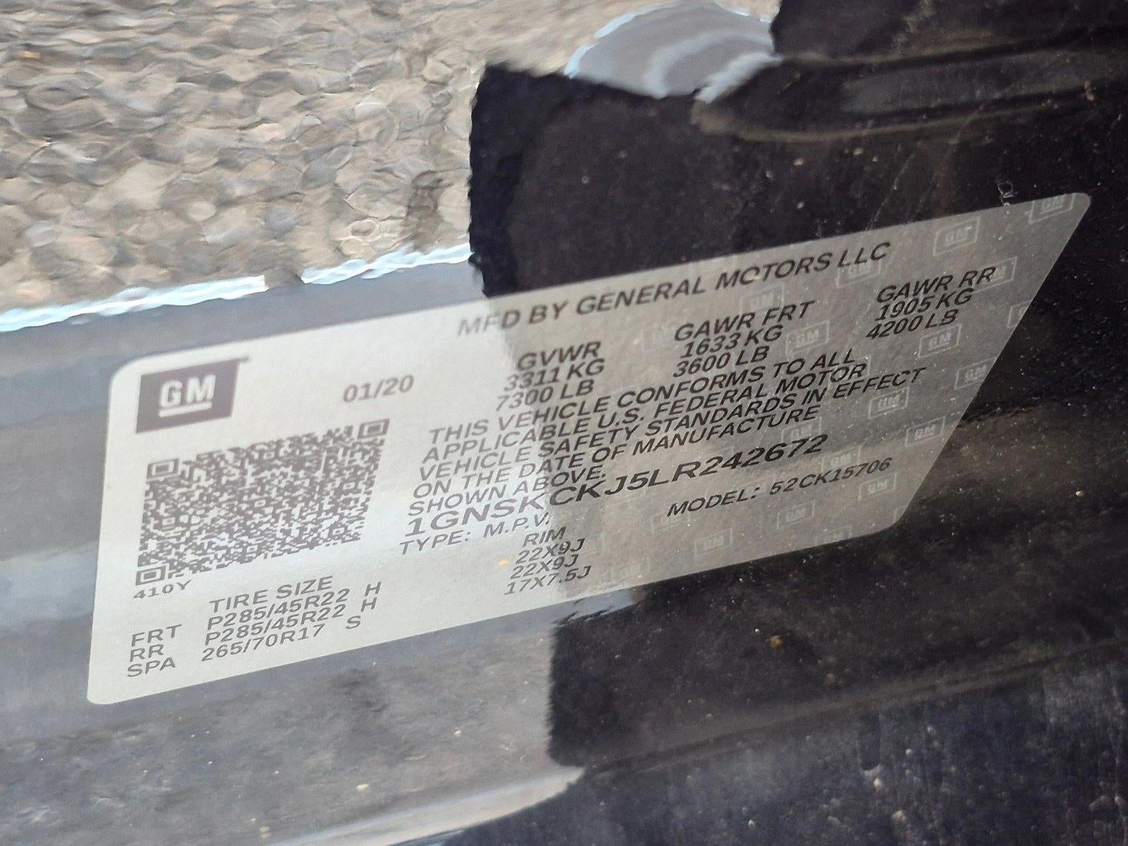 2020 Chevrolet Tahoe Premier