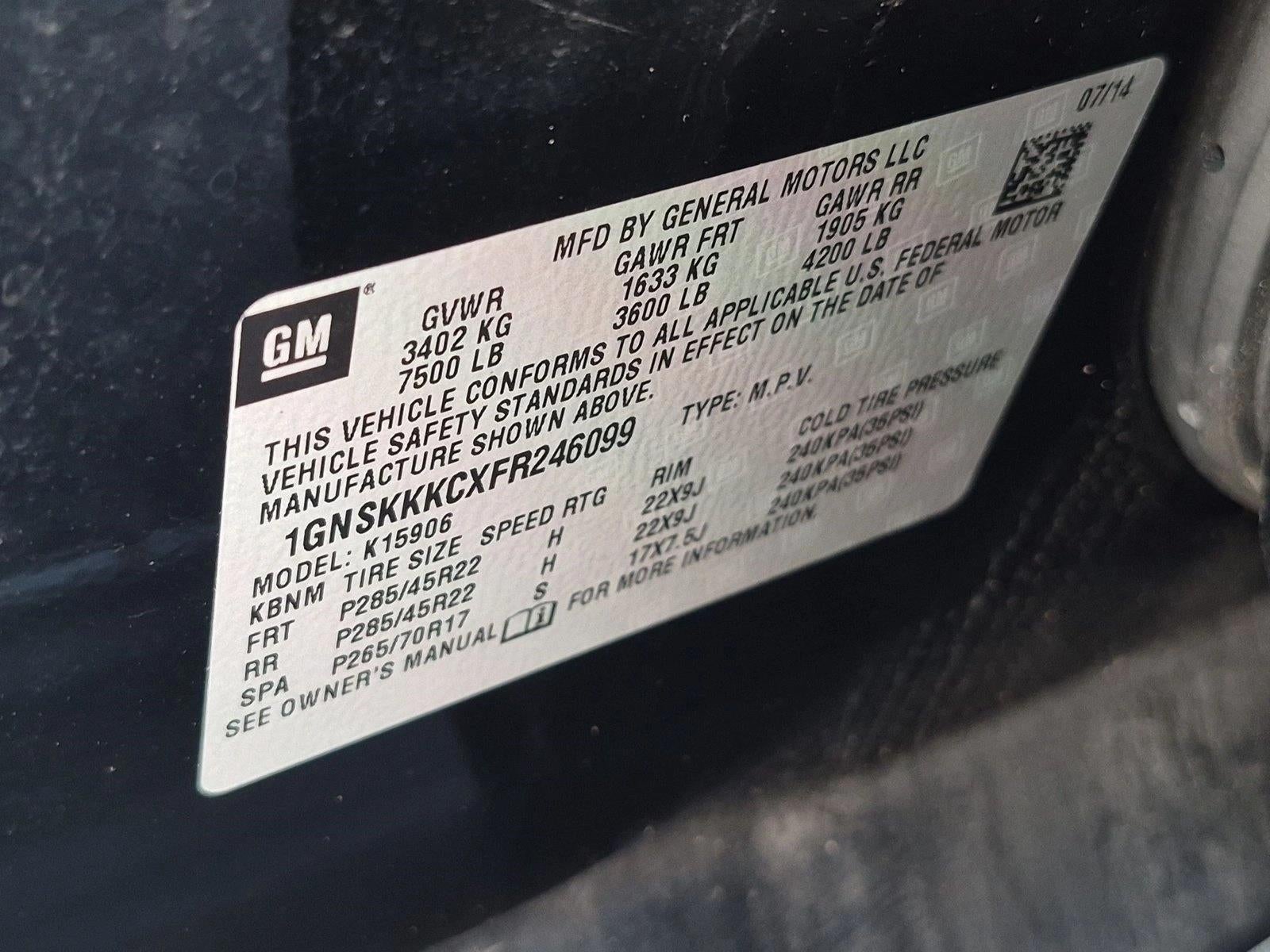2015 Chevrolet Suburban LTZ