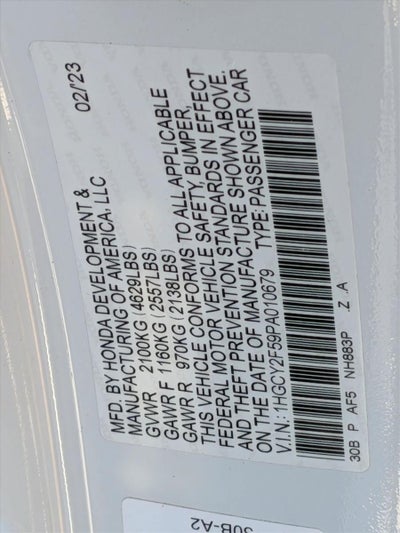 2023 Honda Accord Hybrid Sport