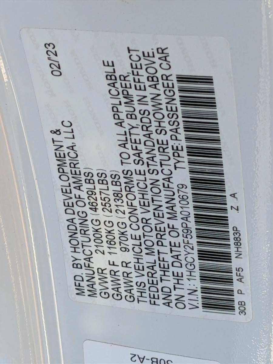 2023 Honda Accord Hybrid Sport