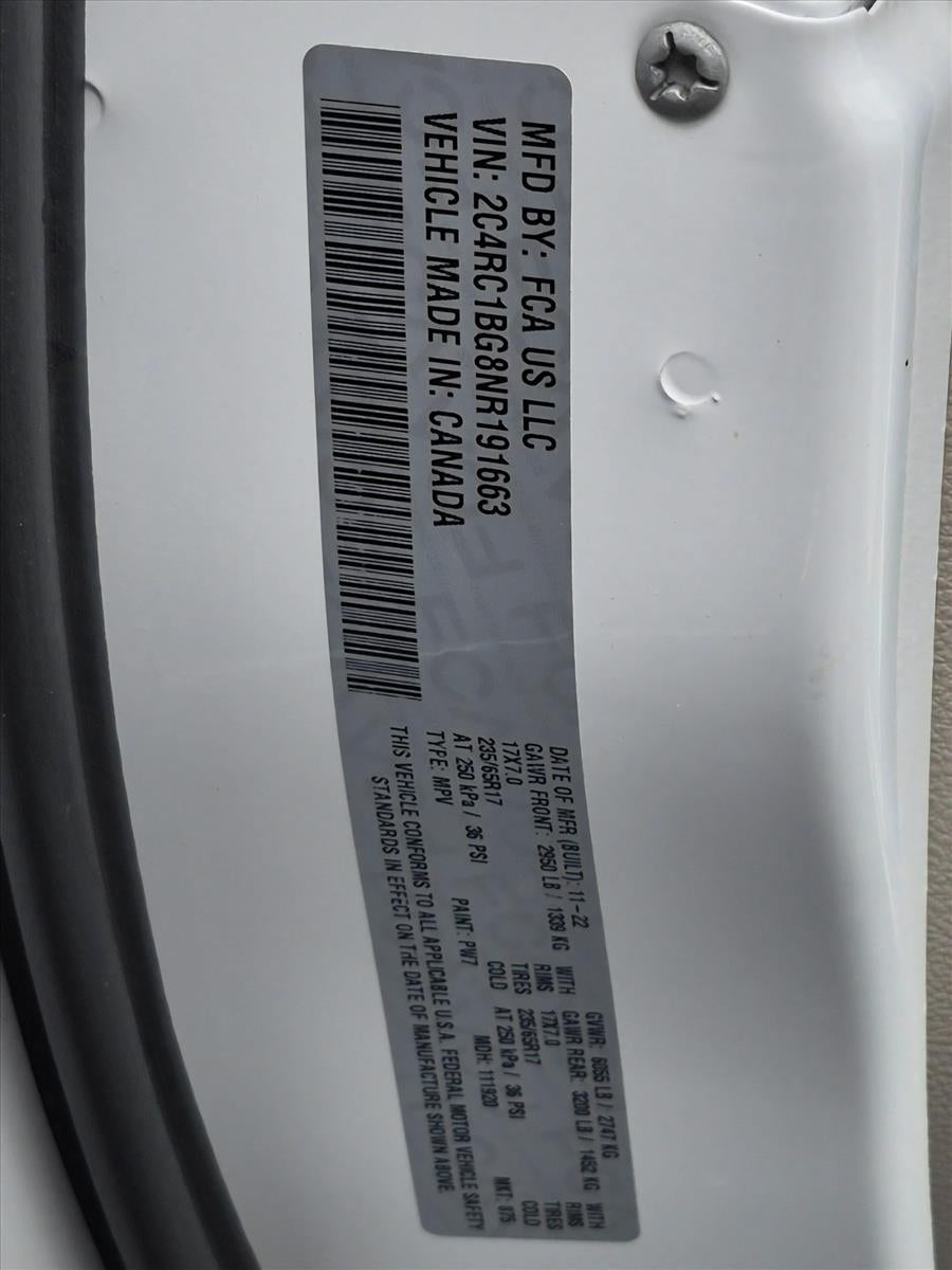 2022 Chrysler Pacifica Touring L