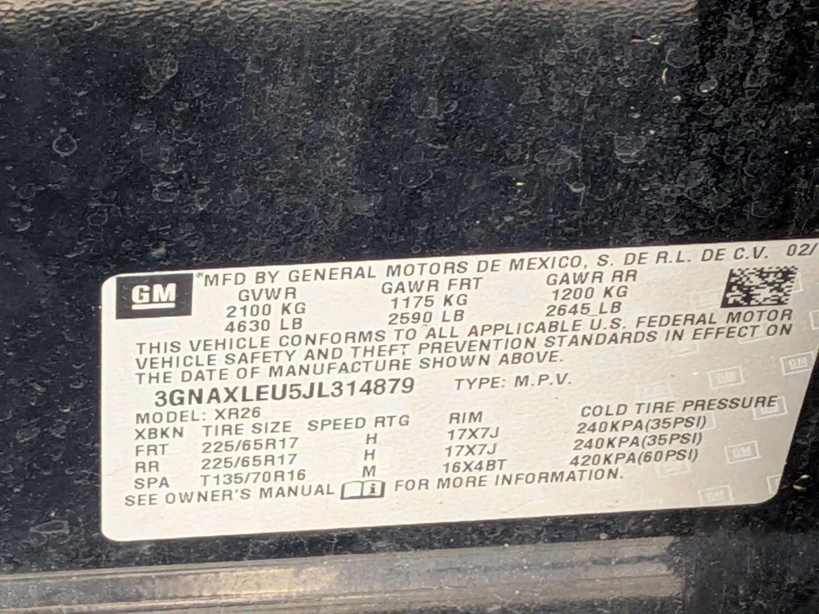 2018 Chevrolet Equinox LT