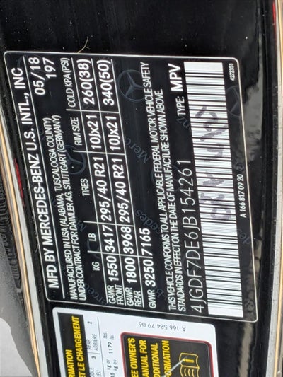 2018 Mercedes-Benz GLS GLS 550