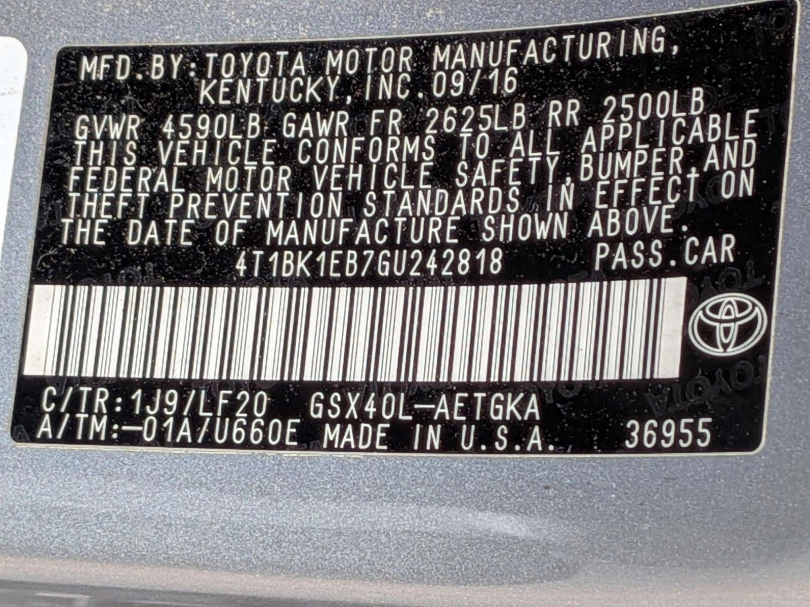 2016 Toyota Avalon XLE Premium