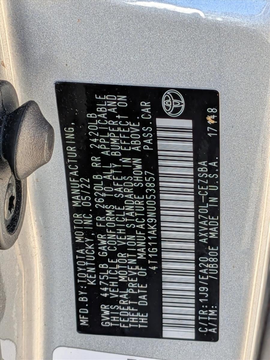 2022 Toyota Camry SE