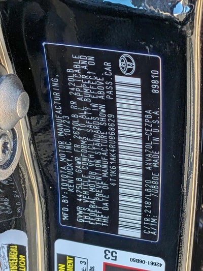 2024 Toyota Camry XSE