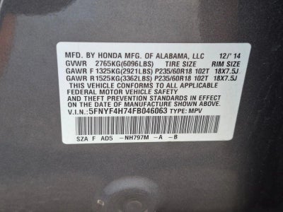 2015 Honda Pilot EX-L