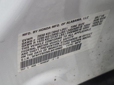 2020 Honda Pilot AWD EX-L