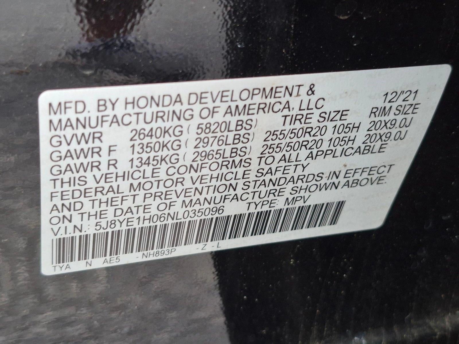 2022 Acura MDX A-SPEC Package