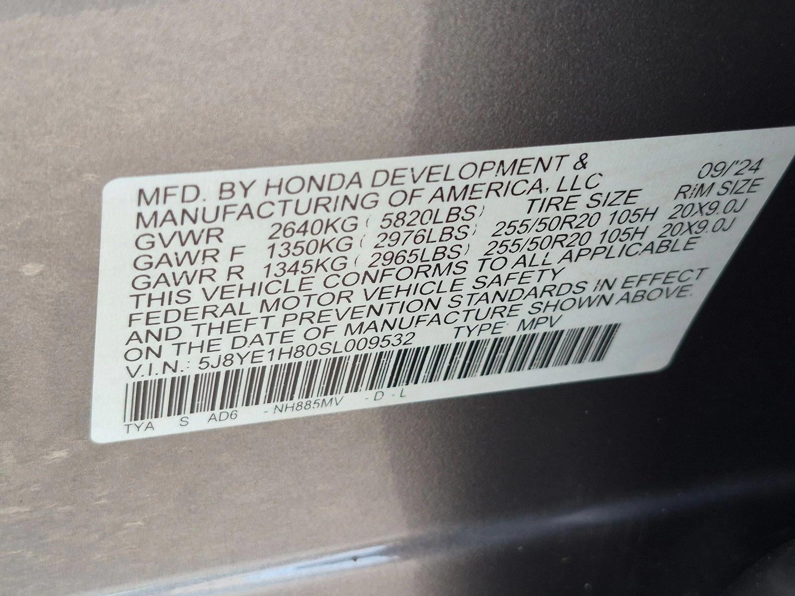2025 Acura MDX Advance Package