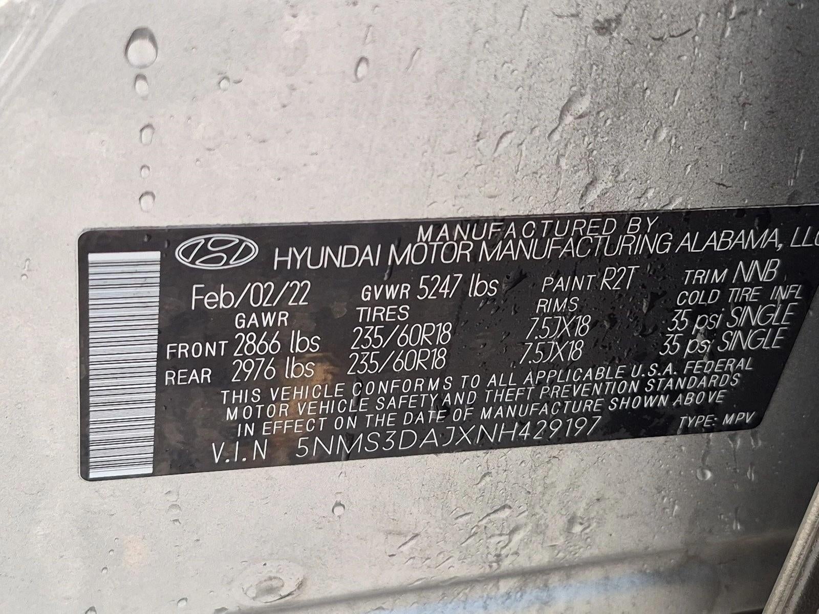 2022 Hyundai Santa Fe SEL