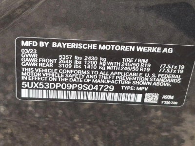2023 BMW X3 xDrive30i
