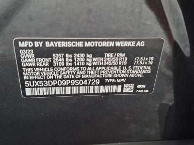 2023 BMW X3 xDrive30i