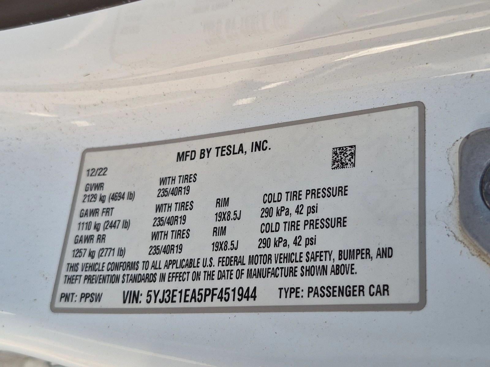 2023 Tesla Model 3 Base