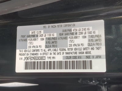 2025 Mazda Mazda CX-5 2.5 S Preferred Package