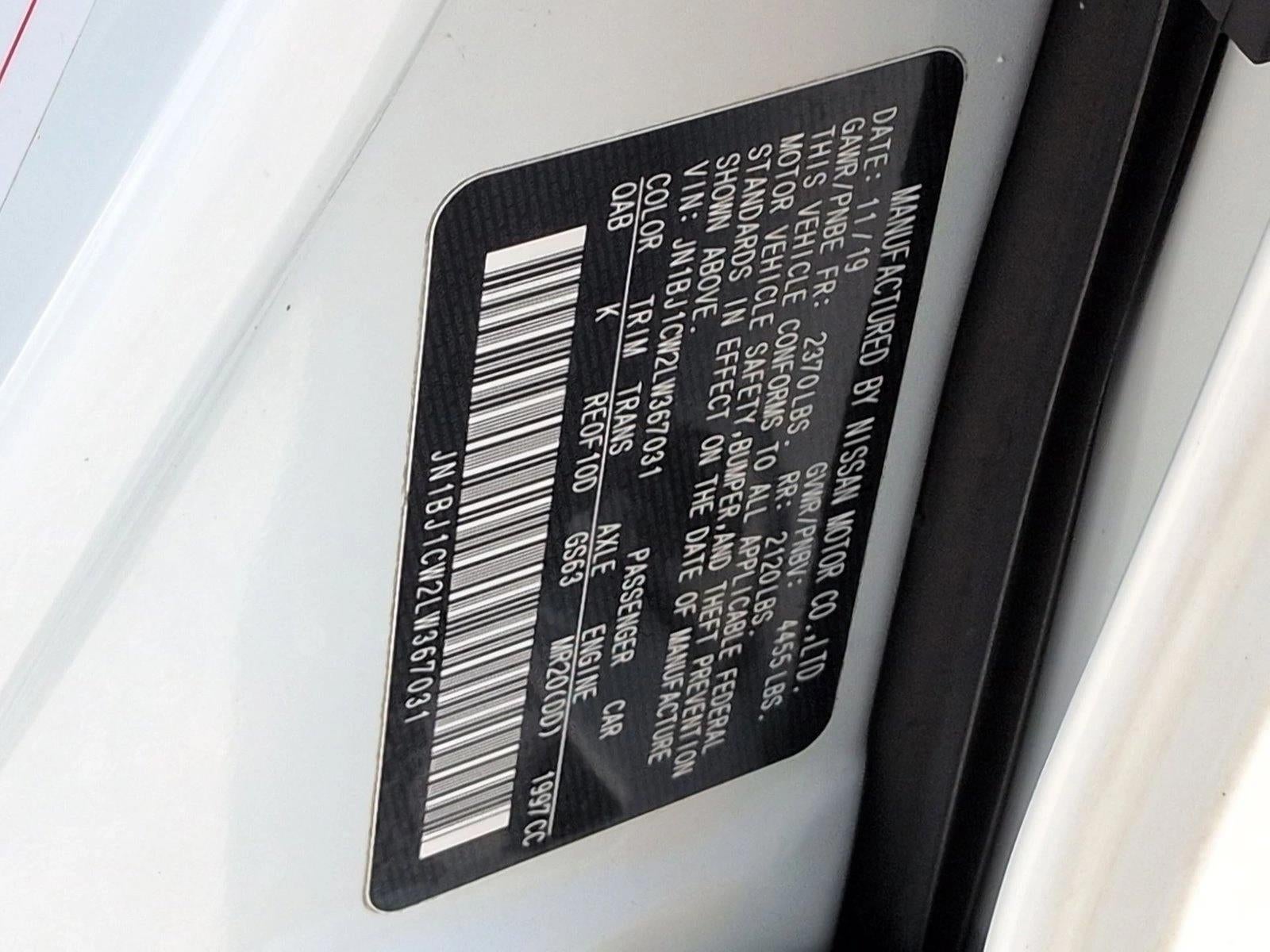 2020 Nissan Rogue Sport SL AWD Xtronic CVT