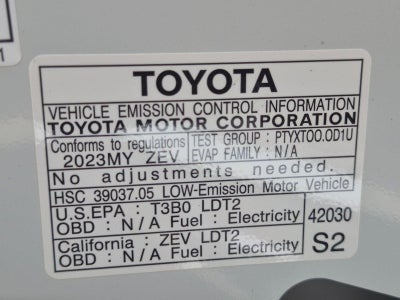 2023 Toyota bZ4X Limited