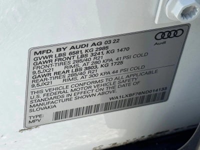2022 Audi Q7 Premium Plus 55 TFSI quattro Tiptronic
