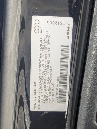 2024 Audi A6 Sedan Premium Plus