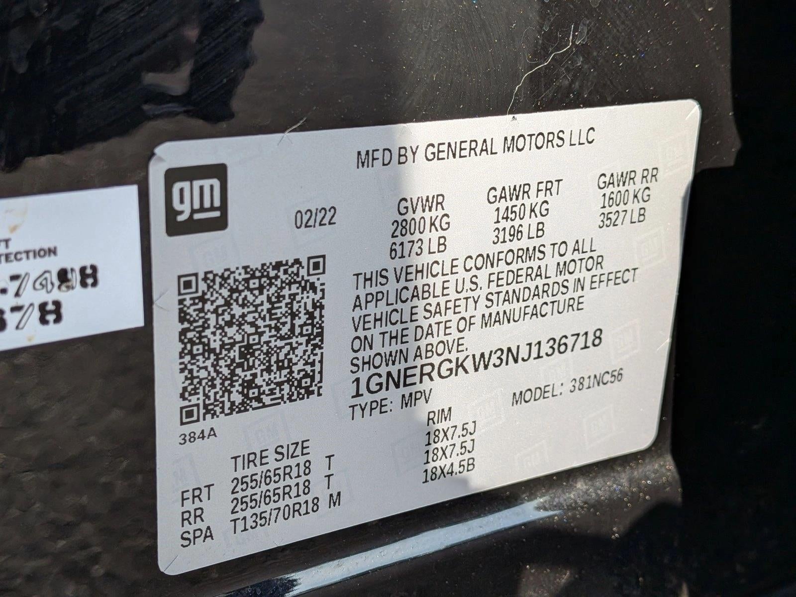 2022 Chevrolet Traverse LT Cloth