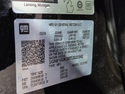 2026 Chevrolet Traverse LT