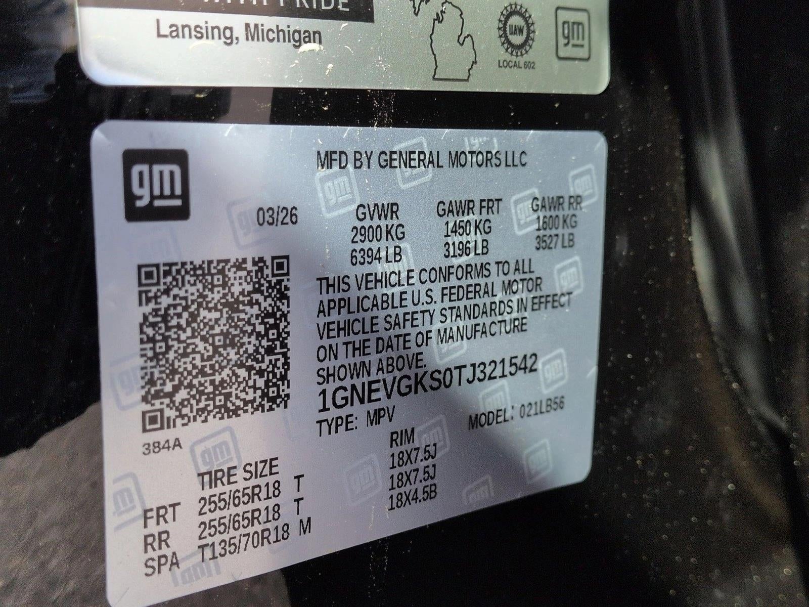 2026 Chevrolet Traverse LT