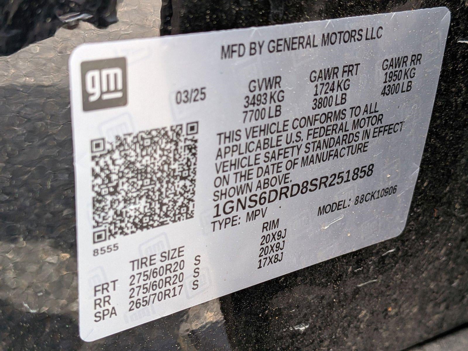 2025 Chevrolet Suburban Z71