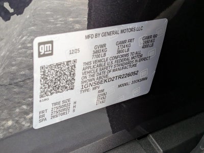 2026 Chevrolet Suburban RST