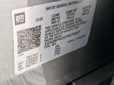 2026 Chevrolet Tahoe Z71