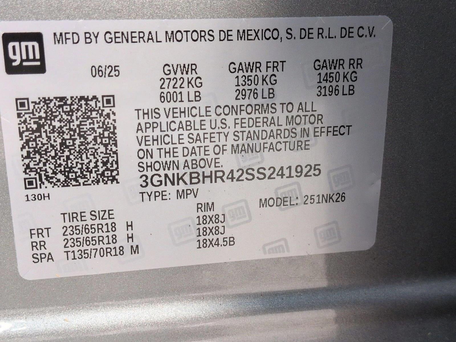 2025 Chevrolet Blazer 2LT