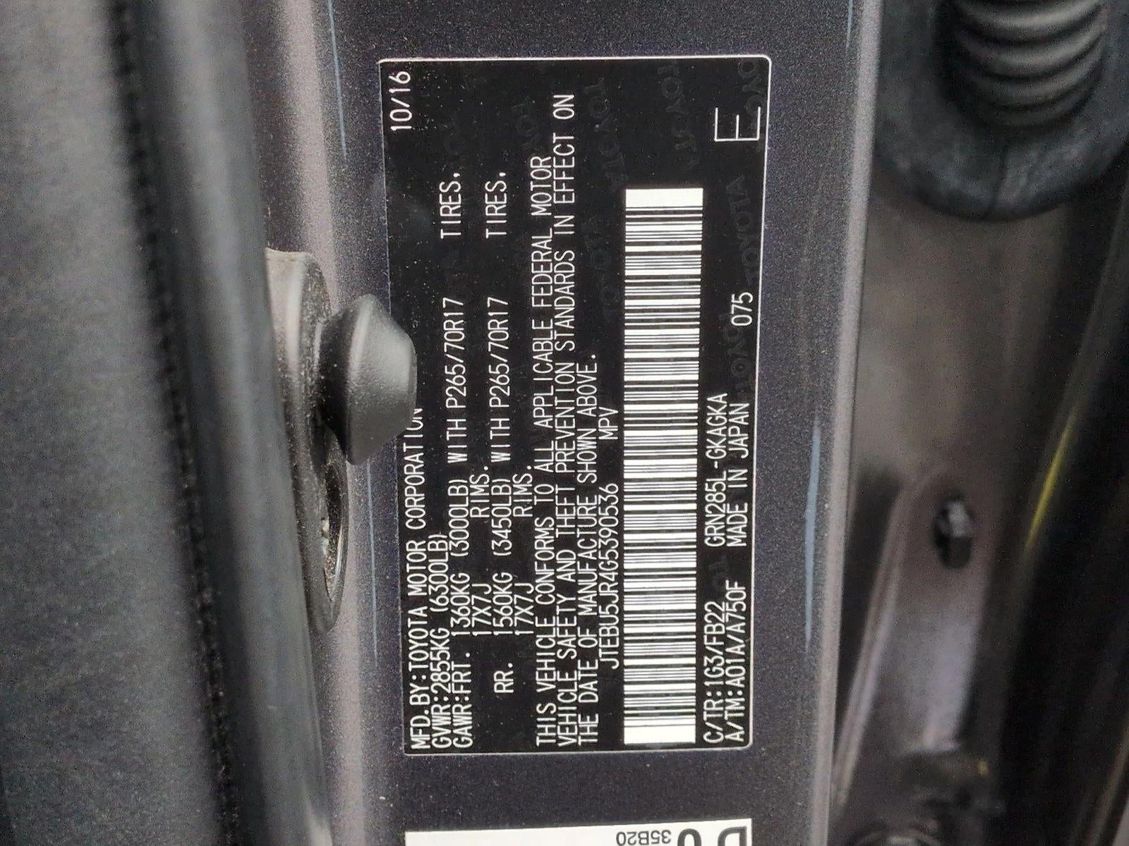 2016 Toyota 4Runner SR5