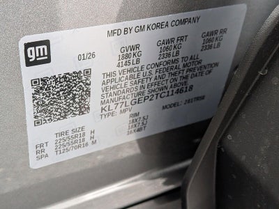 2026 Chevrolet Trax 1RS