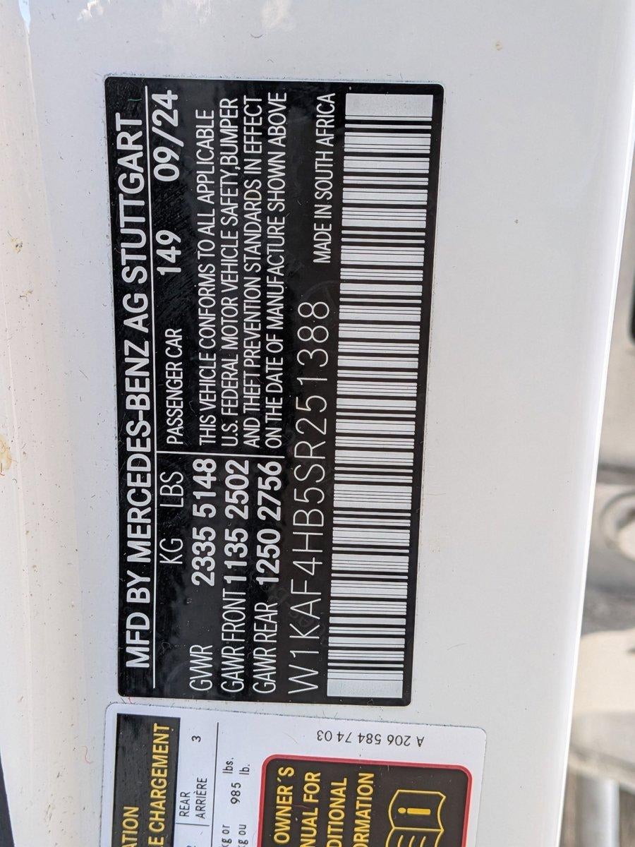 2025 Mercedes-Benz C-Class C 300